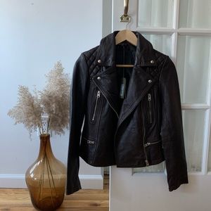 *NEW WITH TAGS* ALLSAINTS BIKER LEATHER JACKET